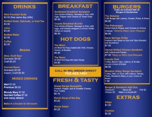 Coyote Springs Golf Club A Jack Nicklaus Signature Golf Course in Coyote Springs Nevada providing a premier golf experience to Henderson, Mesquite and Las Vegas Mitch's-New-Menu-(Outlined)-5-2017