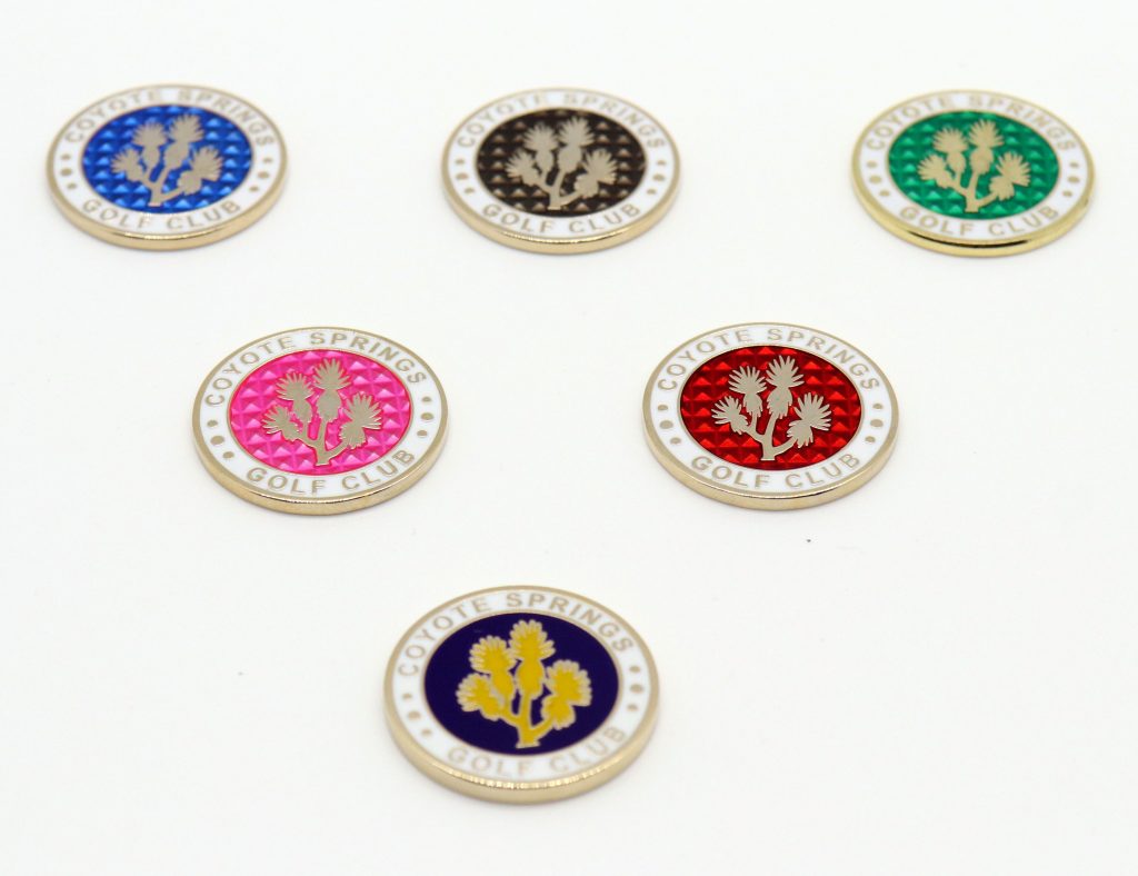 Coyote Springs Jewel Ball Markers Coyote Springs Golf Club Nevada A