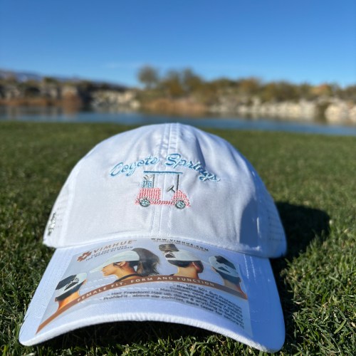 Women's Coyote Springs Cart Ponytail Hat - White
