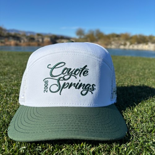 Coyote Springs Script - White and Green