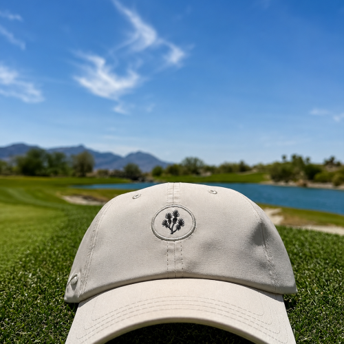 Biege Low Cut Logo Hat
