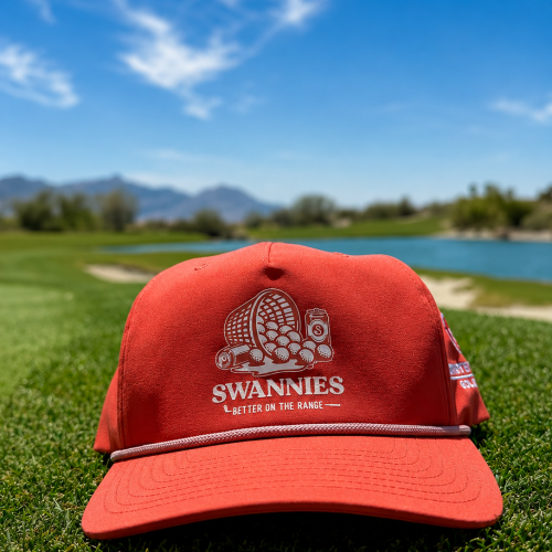 Faded Peach Swannies Logo Hat